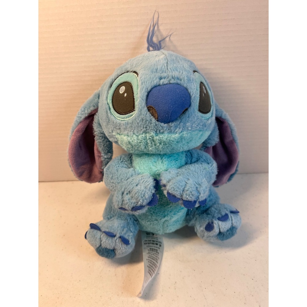 Disney Parks Babies Stitch Plush Lilo & Stitch Blue Stuffed Animal 10 inch